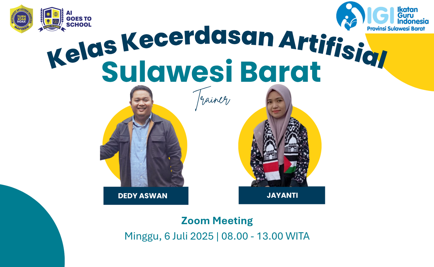 Kelas Kecerdasan Artifisial Sulawesi Barat 6 Juli 2025