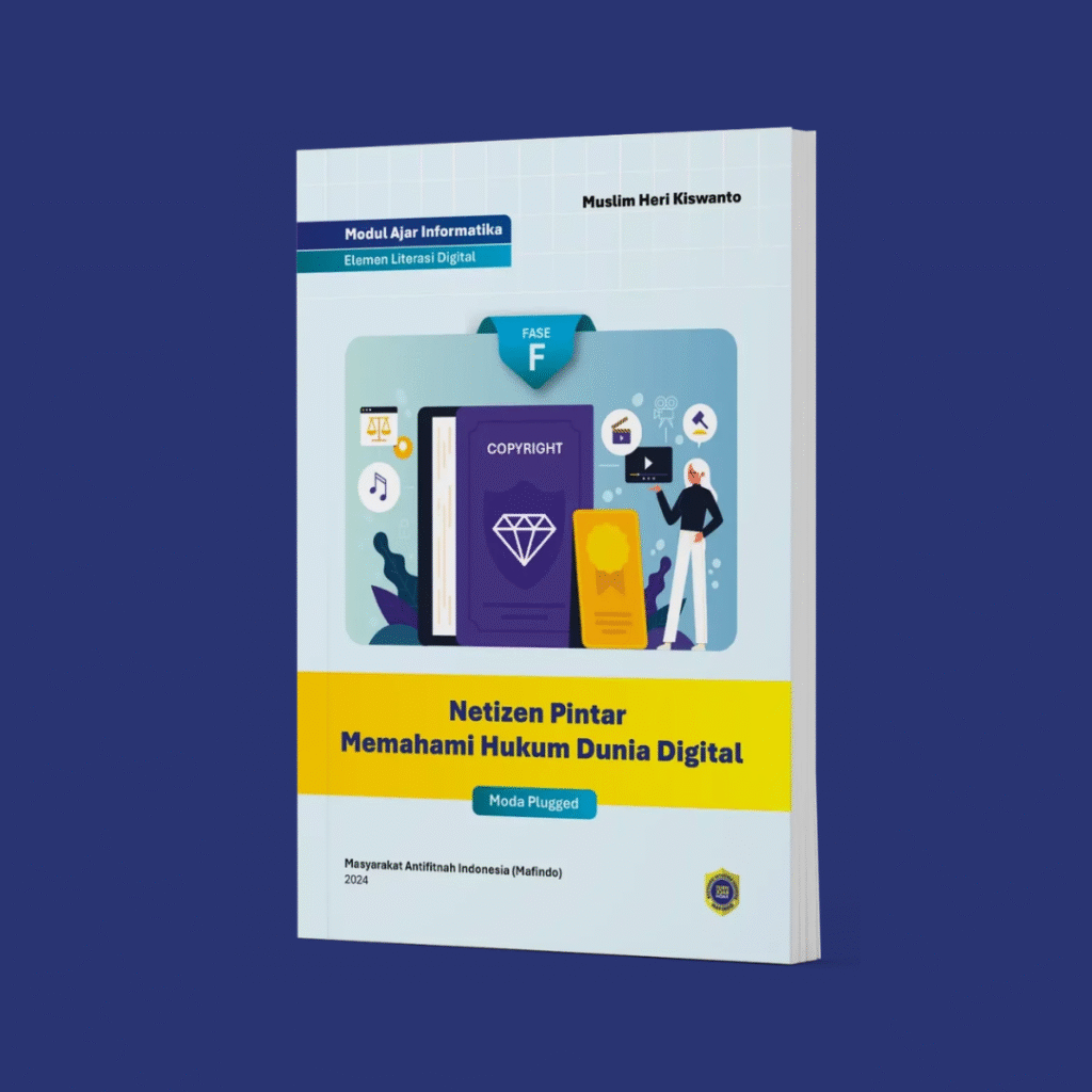 Informatika Fase F-Netizen Pintar_ Memahami Hukum Dunia Digital Cover