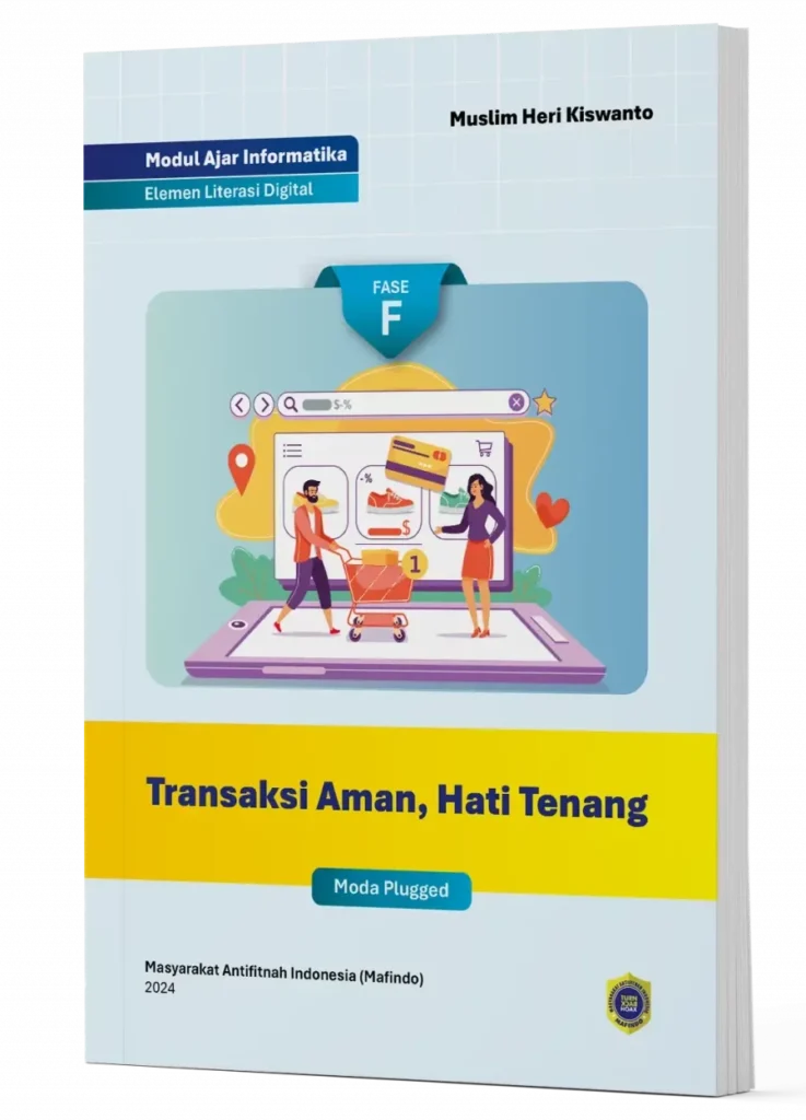 Modul Ajar F Transaksi Aman Hati Tenang Cover