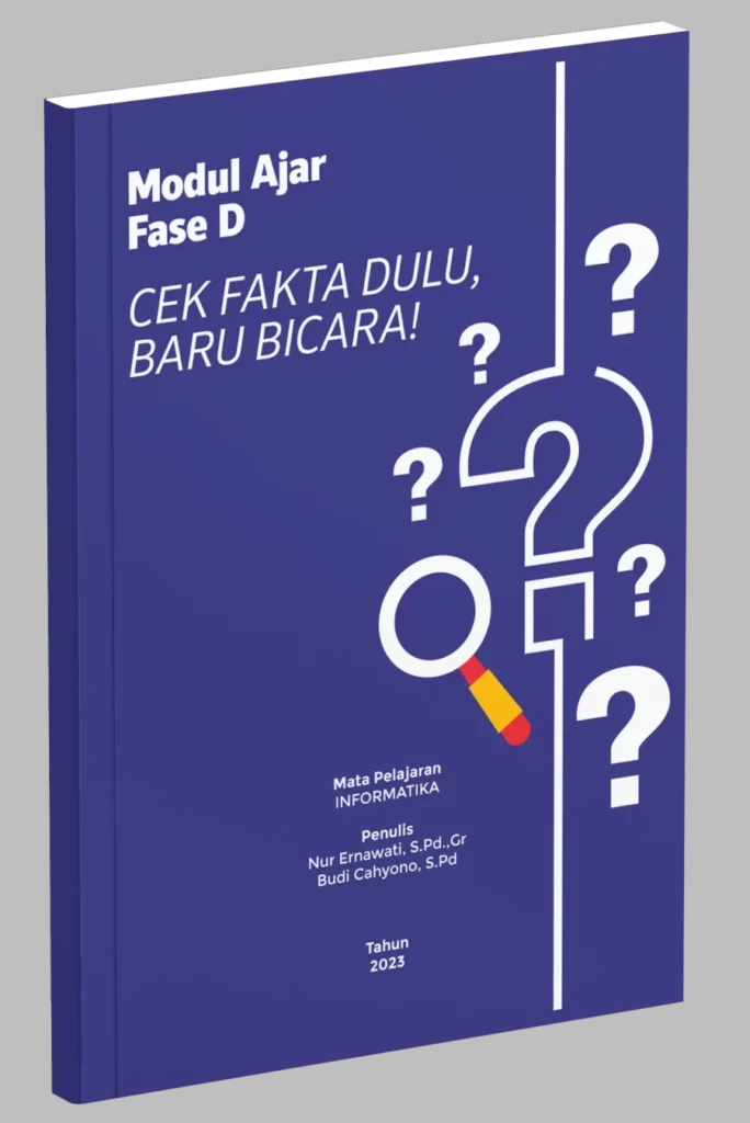 Module Ajar D Cek Fakta Dulu, Baru Bicara Cover
